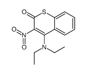 4-(diethylamino)-3-nitrothiochromen-2-one Structure