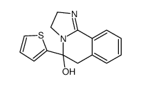 5-(2-Thienyl)-2,3,5,6-tetrahydroimidazo[2,1-a]isoquinolin-5-ol Structure