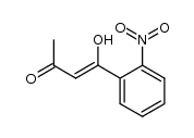 4-hydroxy-4-(2-nitrophenyl)but-3-en-2-one结构式