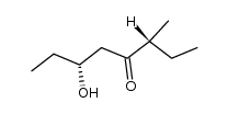 (3S,6R)-6-hydroxy-3-methyl-octan-4-one Structure