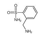 2-(氨基甲基)苯磺酰胺结构式