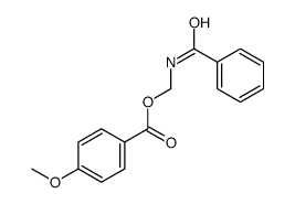 benzamidomethyl 4-methoxybenzoate Structure