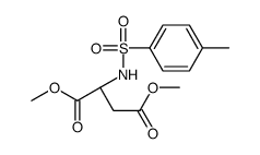 dimethyl (2R)-2-[(4-methylphenyl)sulfonylamino]butanedioate结构式