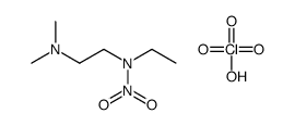 N-[2-(dimethylamino)ethyl]-N-ethylnitramide,perchloric acid Structure