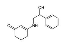 3-[(2-hydroxy-2-phenylethyl)amino]cyclohex-2-en-1-one Structure