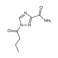 1-butanoyl-1,2,4-triazole-3-carboxamide Structure
