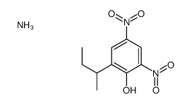ammonium 2-sec-butyl-4,6-dinitrophenolate Structure