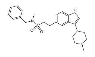 2-[3-(1-methylpiperidin-4-yl)-1H-indol-5-yl]ethanesulfonic acid benzylmethylamide Structure