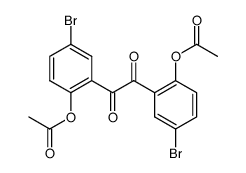 2,2'-diacetoxy-5,5'-dibromo-benzil结构式