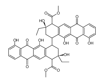 bi(7-deoxyaklavinon-7-yl)结构式