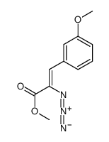 methyl 2-azido-3-(3-methoxyphenyl)prop-2-enoate Structure