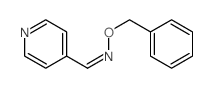 4-Pyridinecarboxaldehyde,O-(phenylmethyl)oxime结构式