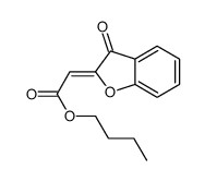 butyl 2-(3-oxo-1-benzofuran-2-ylidene)acetate结构式