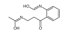 N-[3-(2-formamidophenyl)-3-oxopropyl]acetamide结构式
