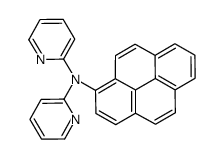 N-pyren-1-yl-N-pyridin-2-ylpyridin-2-amine结构式