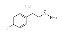 [2-(4-chloro-phenyl)-ethyl]-hydrazine hydrochloride Structure