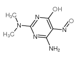 4-Amino-2-dimethylamino-6-hydroxy-5-nitrosopyrimidine Structure