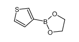 2-thiophen-3-yl-1,3,2-dioxaborolane Structure