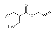 2-乙基丁酸烯丙酯结构式