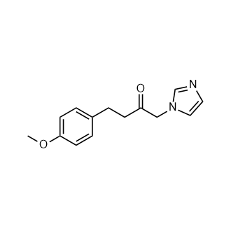 1-(1H-咪唑-1-基)-4-(4-甲氧基苯基)丁-2-酮结构式
