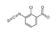 2-chloro-1-isothiocyanato-3-nitrobenzene结构式