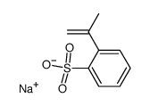 sodium o-2-propenylbenzenesulfonate Structure