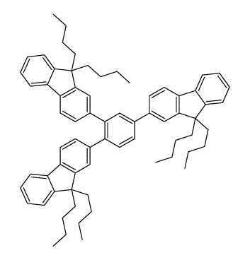 2-[2,5-bis(9,9-dibutylfluoren-2-yl)phenyl]-9,9-dibutylfluorene Structure