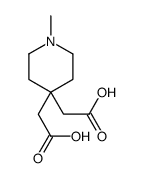 4,4-Piperidinediaceticacid,1-methyl-(9CI) Structure