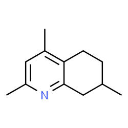 Quinoline, 5,6,7,8-tetrahydro-2,4,7-trimethyl- Structure