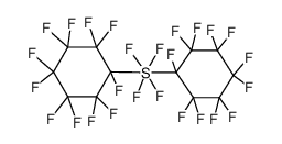 Perfluor-dicyclohexyl-schwefeltetrafluorid结构式