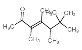 (Z)-3,4,5,6,6-五甲基-3-庚烯-2-酮结构式