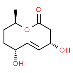 2H-Oxecin-2-one,3,4,7,8,9,10-hexahydro-4,7-dihydroxy-10-methyl-,(4S,5E,7R,10R)-(9CI)结构式