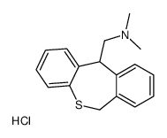 6,11-dihydrobenzo[c][1]benzothiepin-11-ylmethyl(dimethyl)azanium,chloride结构式