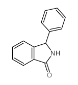 3-phenyl-2,3-dihydroisoindol-1-one结构式