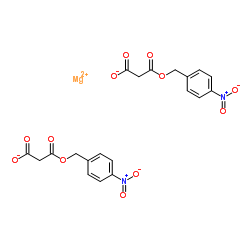 Anhydrous magnesium mono-p-nitrobenzyl malonate Structure