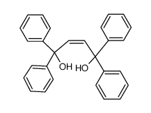 cis-1,1,4,4-tetraphenyl-2-butene-1,4-diol Structure