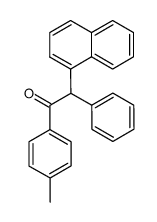 2-[1]naphthyl-2-phenyl-1-p-tolyl-ethanone结构式