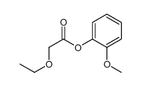(2-methoxyphenyl) 2-ethoxyacetate Structure