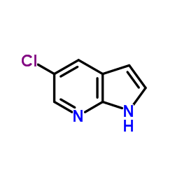5-氯-1H-吡咯并[2,3-B]吡啶结构式