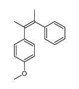 1-methoxy-4-(3-phenylbut-2-en-2-yl)benzene结构式