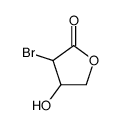 3-bromo-4-hydroxyoxolan-2-one Structure
