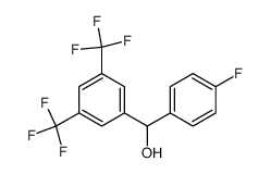 (3,5-Bis-trifluoromethyl-phenyl)-(4-fluoro-phenyl)-methanol Structure