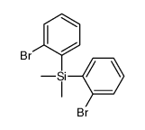 bis(2-bromophenyl)-dimethylsilane Structure