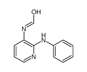 N-(2-anilinopyridin-3-yl)formamide结构式