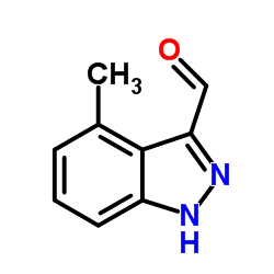 4-甲基-3-(1h)吲唑 羧醛结构式