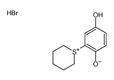 2-(thian-1-ium-1-yl)benzene-1,4-diol,bromide Structure