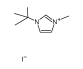 1-tert-butyl-3-methyl-1H-imidazol-3-ium iodide结构式