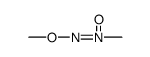 Diazene, 1-methoxy-2-methyl-, 2-oxide结构式