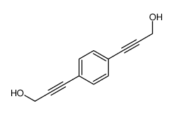 3-[4-(3-hydroxyprop-1-ynyl)phenyl]prop-2-yn-1-ol结构式