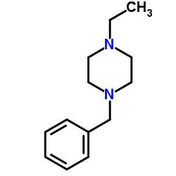 1-Benzyl-4-ethylpiperazine Structure